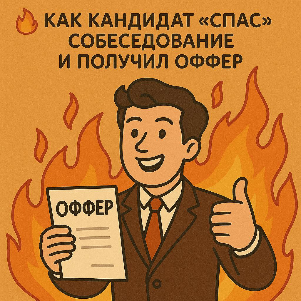 🔥 КАК КАНДИДАТ «СПАС» СОБЕСЕДОВАНИЕ И ПОЛУЧИЛ ОФФЕР | Сетка — социальная сеть от hh.ru