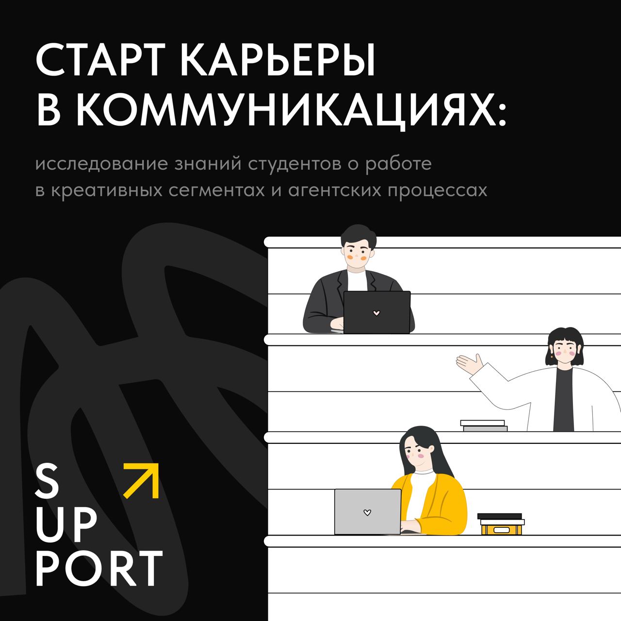 📢 Мы провели исследование знаний студентов о креативных профессиях и агентской работе | Сетка — социальная сеть от hh.ru