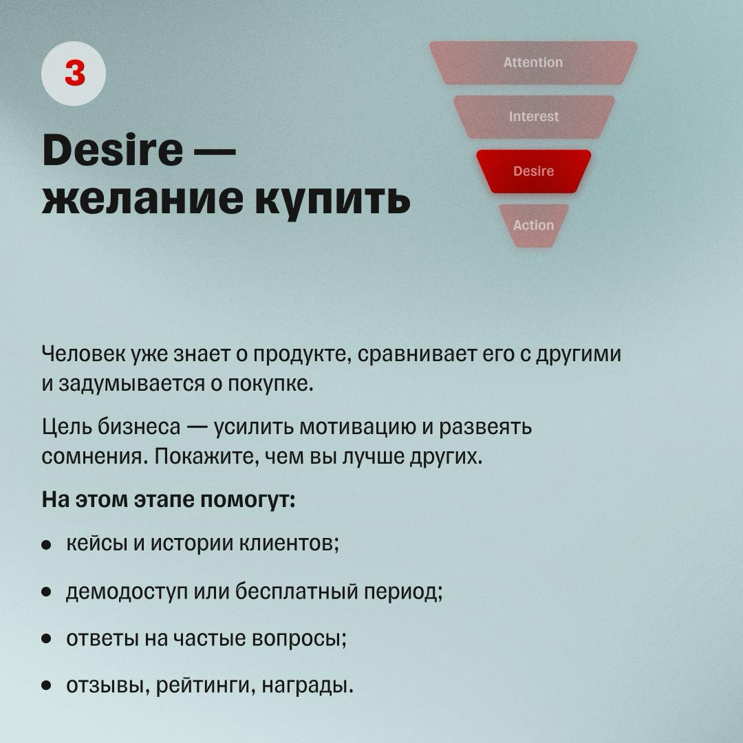 AIDA: превращаем потенциального клиента в реального | Сетка — социальная сеть от hh.ru