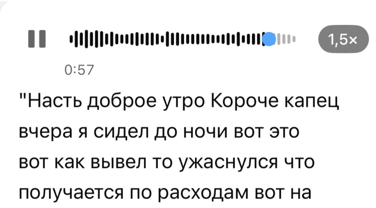 Это сообщение от клиента — лучшая иллюстрация того, что чувствует предприниматель, когда впервые видит реальную картину своего бизнеса
Правда сначала шокирует. Потом — освобождает | Сетка — социальная сеть от hh.ru