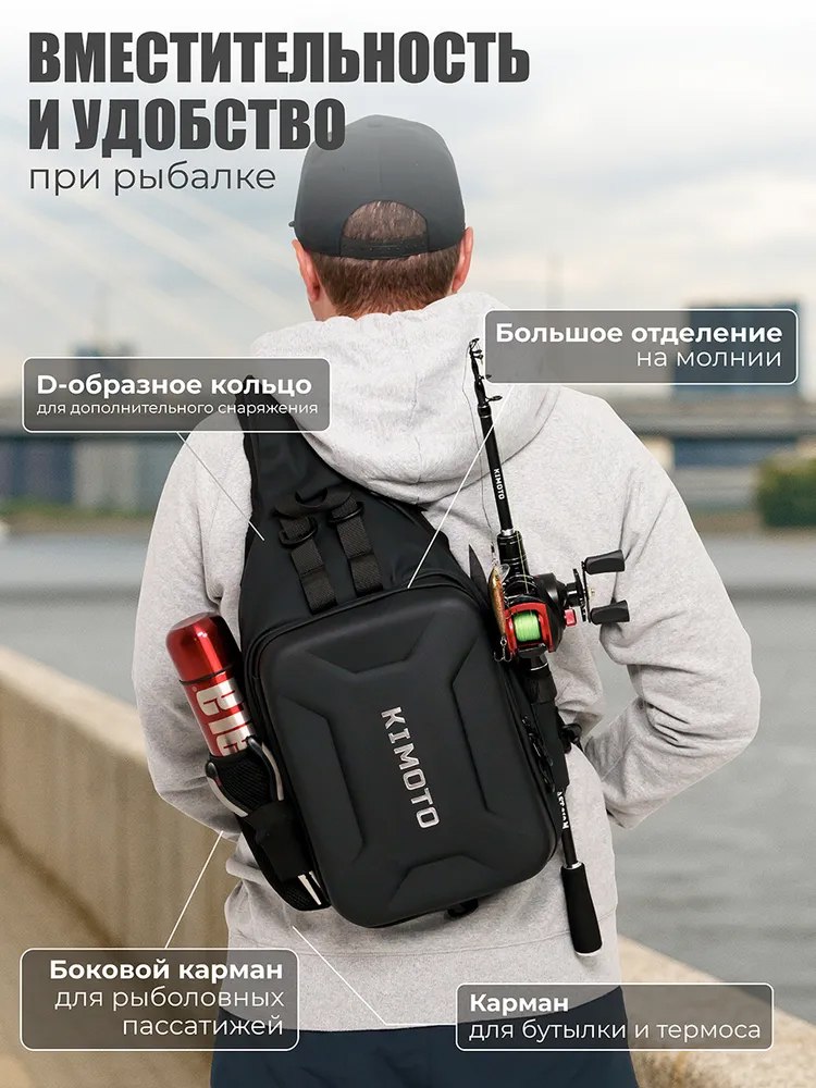 🔥 Новинка + скидка! Рыболовная сумка через плечо уже в продаже. И в честь старта продаж мы решили сделать для вас акцию: скидка 10% по промокоду SLING10 | Сетка — социальная сеть от hh.ru