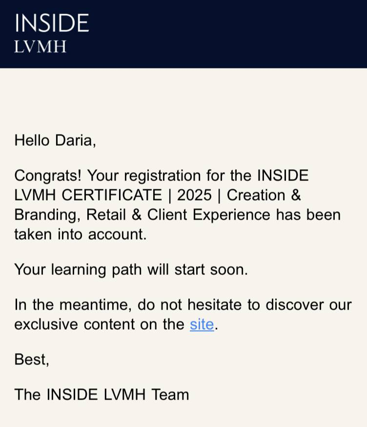 Я буду учиться маркетингу с LVMH!! | Сетка — социальная сеть от hh.ru