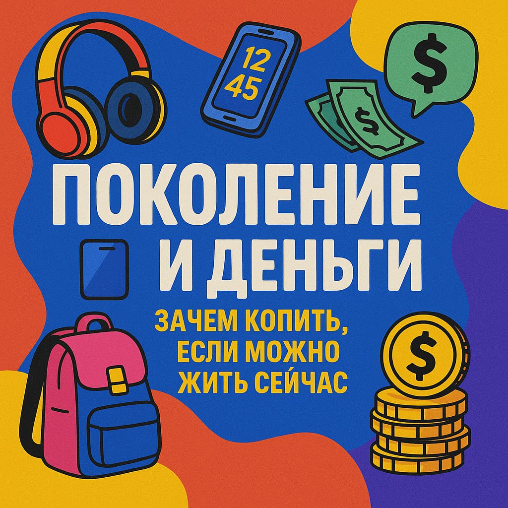 🥂 Поколение Z и деньги: жить сейчас, а не откладывать на завтра
Поколение Z (или зумеры) выросло в эпоху быстро меняющегося мира — кризисов, цифровизации, непредсказуемости | Сетка — социальная сеть от hh.ru