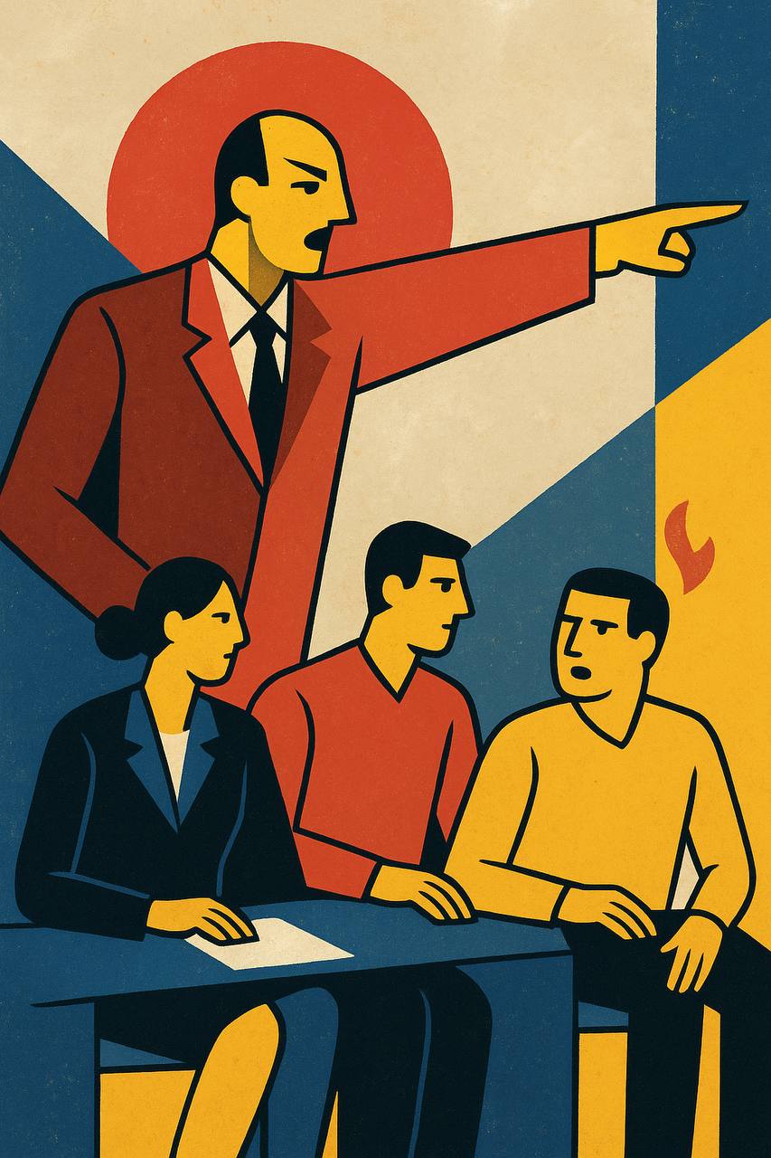 💼 Когда в компании директивный стиль руководства
Работали вы в компании, где руководитель общается только директивно?
Приказы, указания, инструкции - всё чётко, без «а как ты сам видишь?» | Сетка — социальная сеть от hh.ru