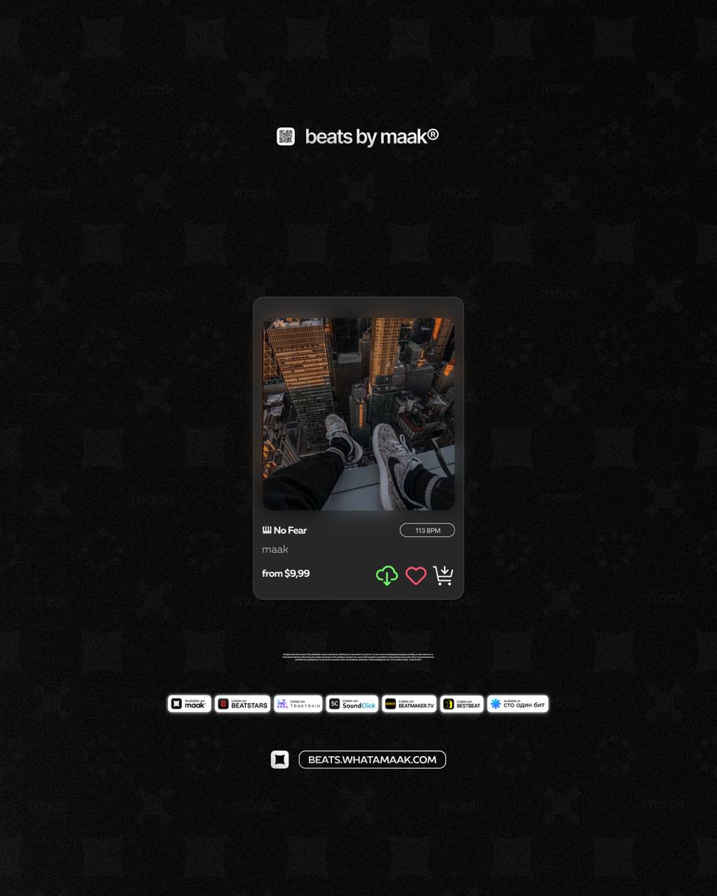 🎹 Новый бит в продаже ╳ «No Fear»
🔃 BPM: 113 / Key: Fm
🅱️BeatStars • 🎹 Сто один бит 
🚉 Traktrain • 🎹 BestBeat • 🎧 BeatChain
🎹 SoundClick • 🎹 Beatmaker TV
🔥Приобрести бит
⚡️Другие услуги
#beat@whatamaa... | Сетка — социальная сеть от hh.ru