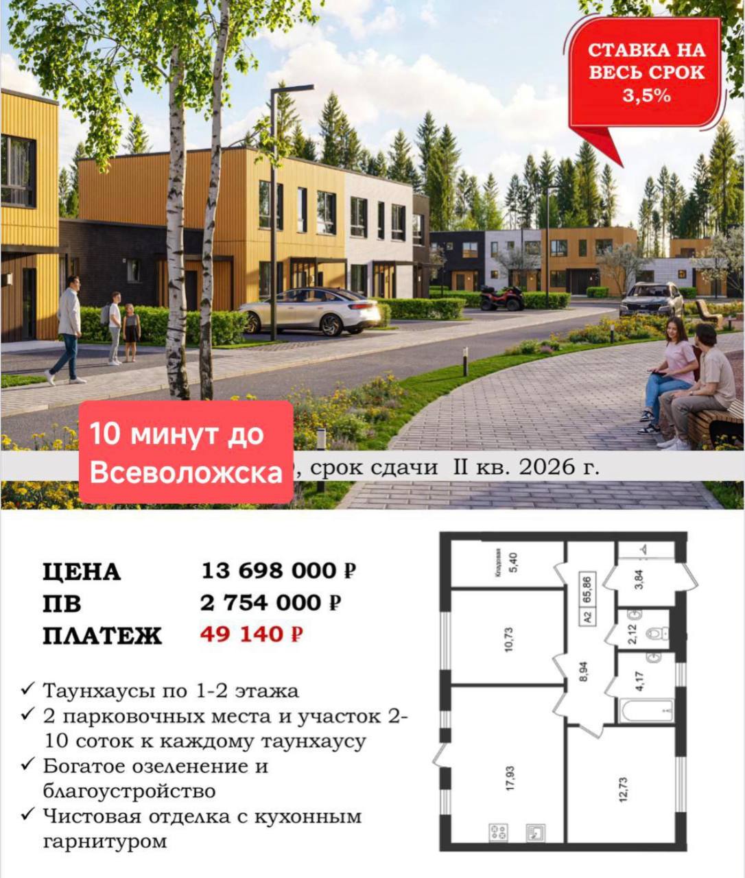 💚 Семейная ипотека — шанс, который нельзя упускать
Особенно сейчас, пока в Санкт-Петербурге действуют действительно выгодные условия — можно взять до 12 миллионов рублей под ставку от 3,5%! 🏙
Это реал... | Сетка — социальная сеть от hh.ru