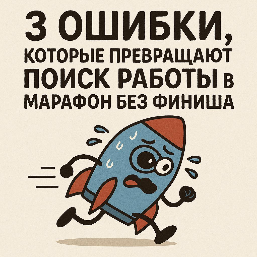 🚀 3 ОШИБКИ, КОТОРЫЕ ПРЕВРАЩАЮТ ПОИСК РАБОТЫ | Сетка — социальная сеть от hh.ru