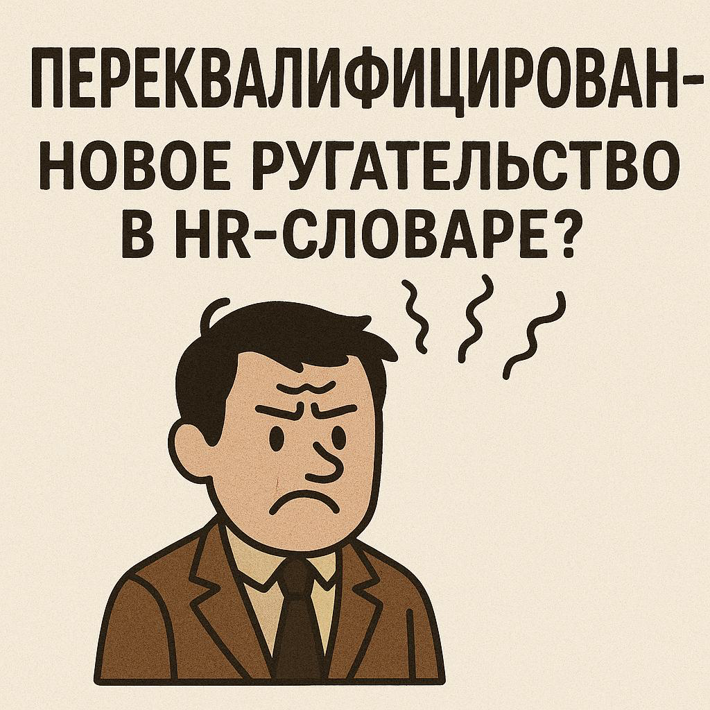 «ПЕРЕКВАЛИФИЦИРОВАН» – НОВОЕ РУГАТЕЛЬСТВО В HR-СЛОВАРЕ? | Сетка — социальная сеть от hh.ru