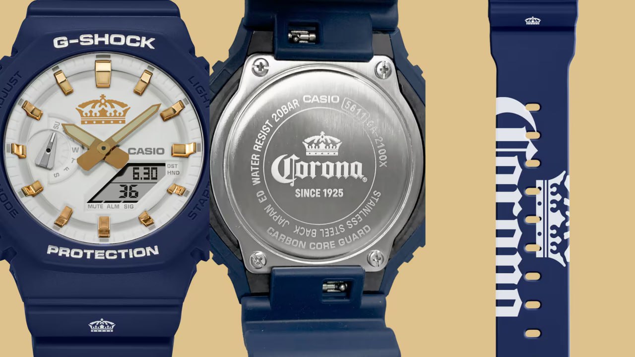 Casio выпустила ПИВНЫЕ часы — японцы сделали лимитированные G-SHOCK в коллабе с Corona | Сетка — социальная сеть от hh.ru