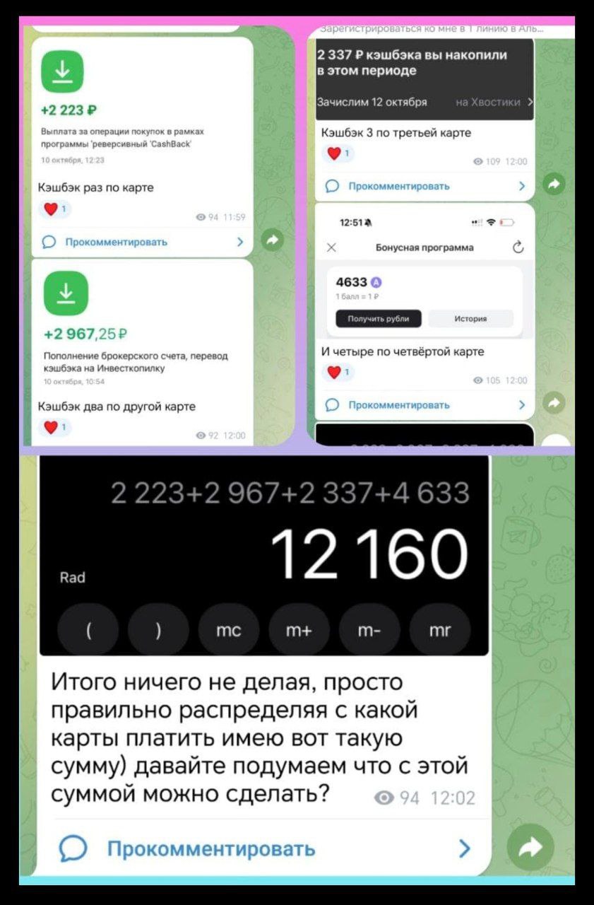 Накопленный кэшбэк партнёра за Сентябрь и как она его использует | Сетка — социальная сеть от hh.ru
