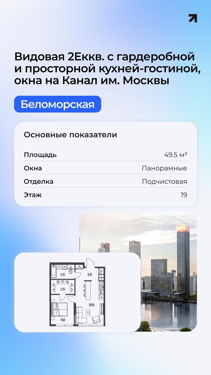 ✨ В «Северном Порту» — редкие планировки в продаже! ✨
Те самые квартиры, о которых мечтают, но редко находят.  
▫️ Студия 30,6 м² — с панорамными окнами от пола до потолка | Сетка — социальная сеть от hh.ru