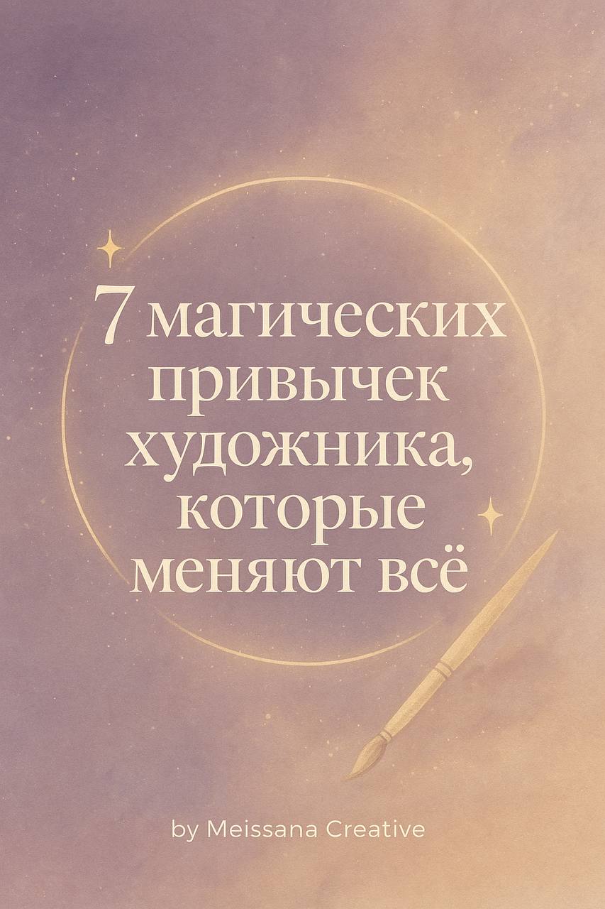 🌙 7 магических привычек художника, которые меняют всё
Каждый художник — немного алхимик.
Он соединяет свет и тень, превращая обычное в волшебство.
И часто кажется, что вдохновение — это случайность | Сетка — социальная сеть от hh.ru