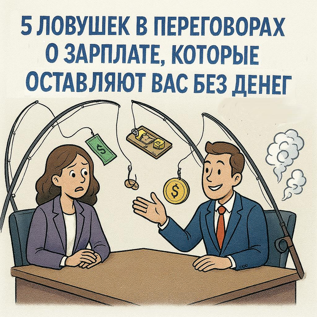 5 ЛОВУШЕК В ПЕРЕГОВОРАХ О ЗАРПЛАТЕ | Сетка — социальная сеть от hh.ru