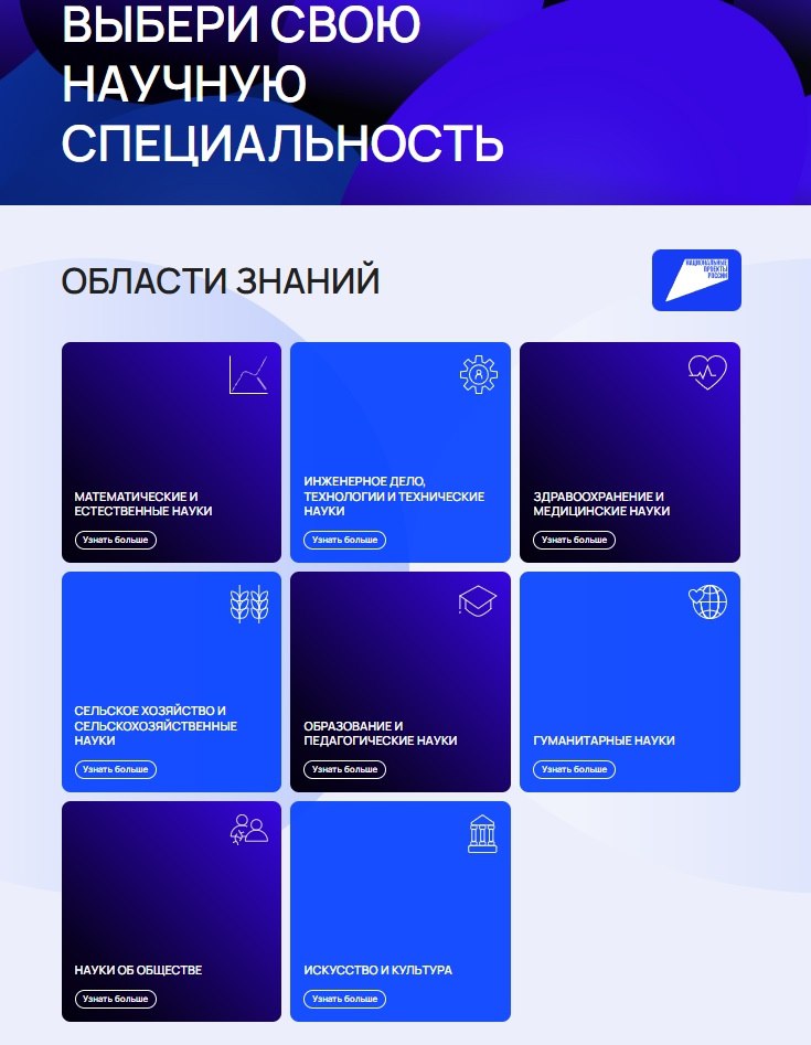 ❗Важное событие в сфере образования: на портале наука.рф созданном в рамках Десятилетия науки и технологий, появился уникальный 🧭навигатор по научным специальностям | Сетка — социальная сеть от hh.ru