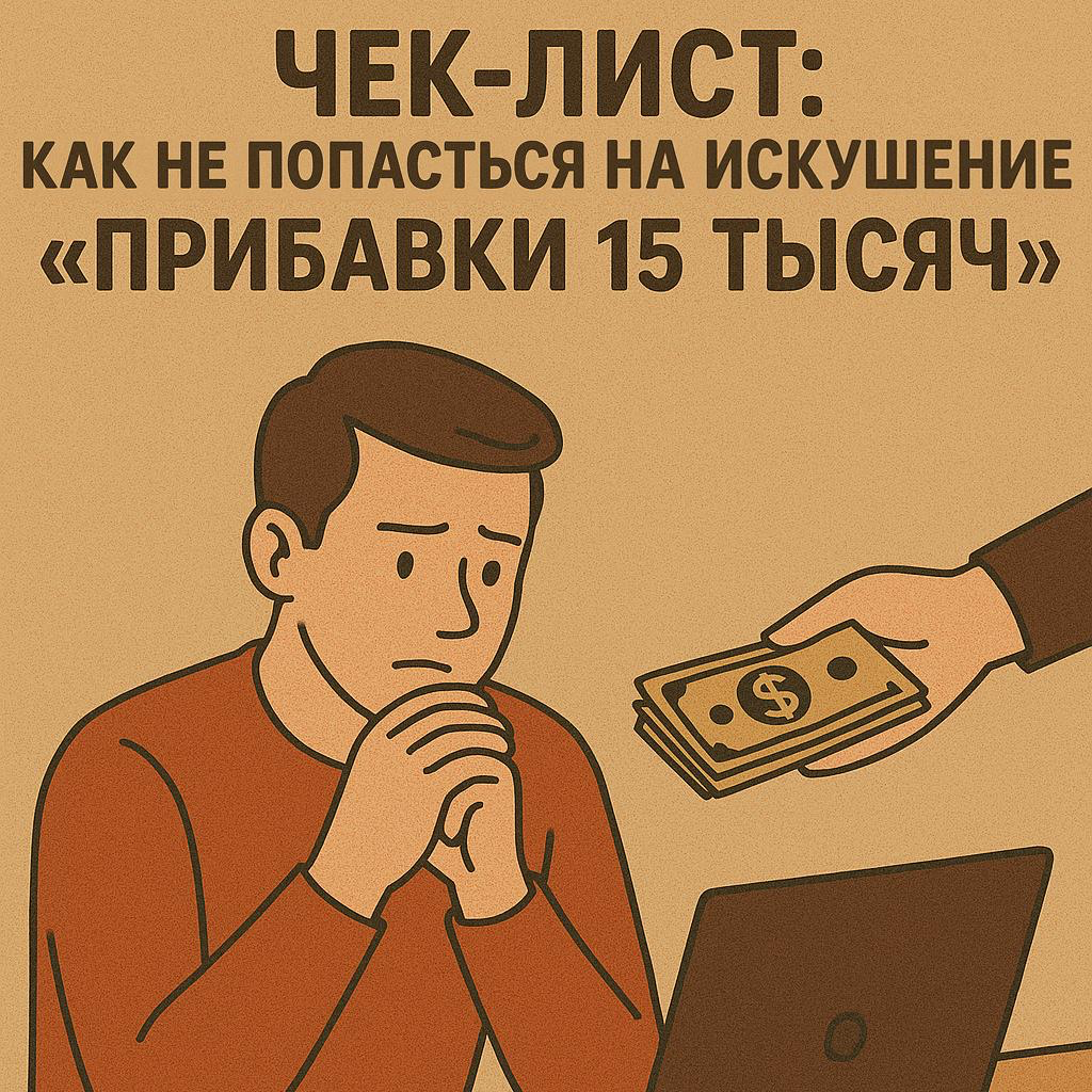 🚩 ЧЕК-ЛИСТ: КАК НЕ ПОПАСТЬСЯ НА ИСКУШЕНИЕ | Сетка — социальная сеть от hh.ru