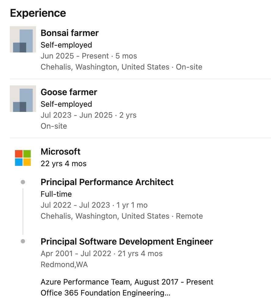 У нашего легендарного ексработника microsoft новая должность | Сетка — социальная сеть от hh.ru
