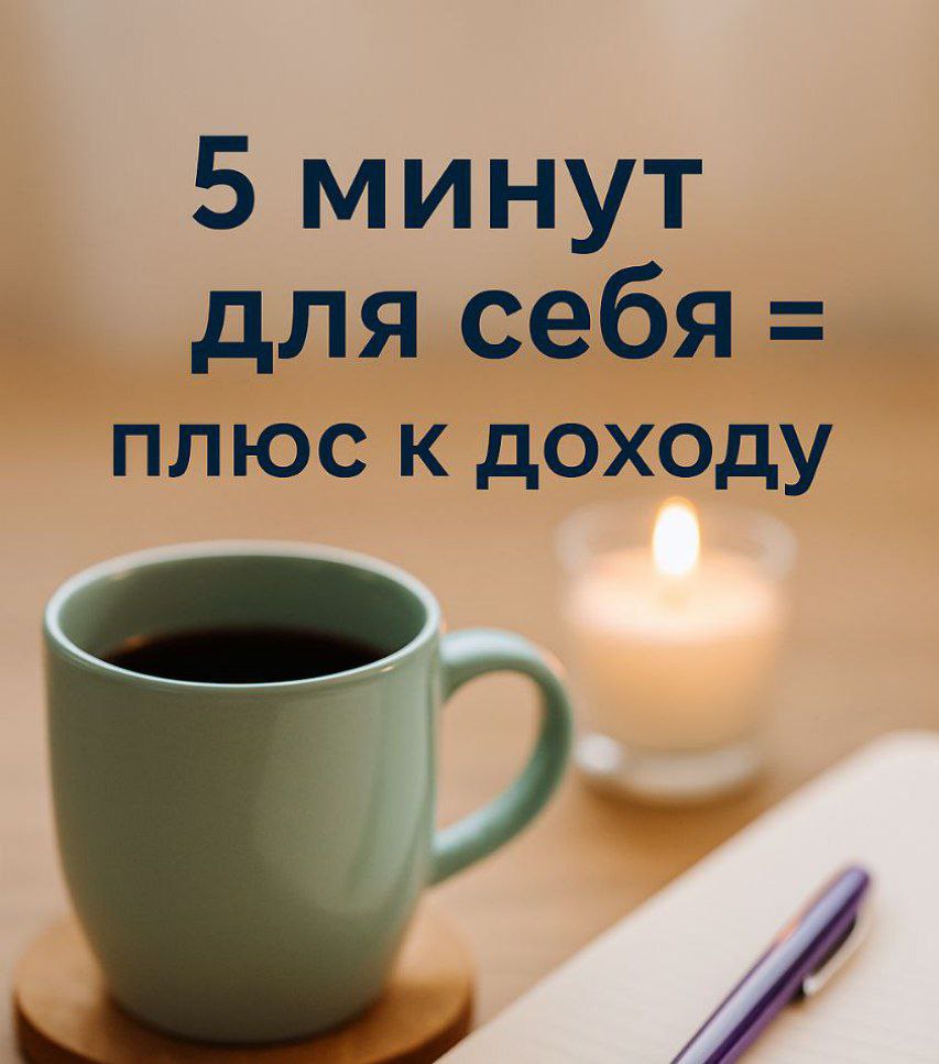 🌿 5 минут для себя = плюс к доходу
Может звучать странно, но это правда. Ваш доход напрямую связан не только с действиями,
но и с вашим состоянием | Сетка — социальная сеть от hh.ru
