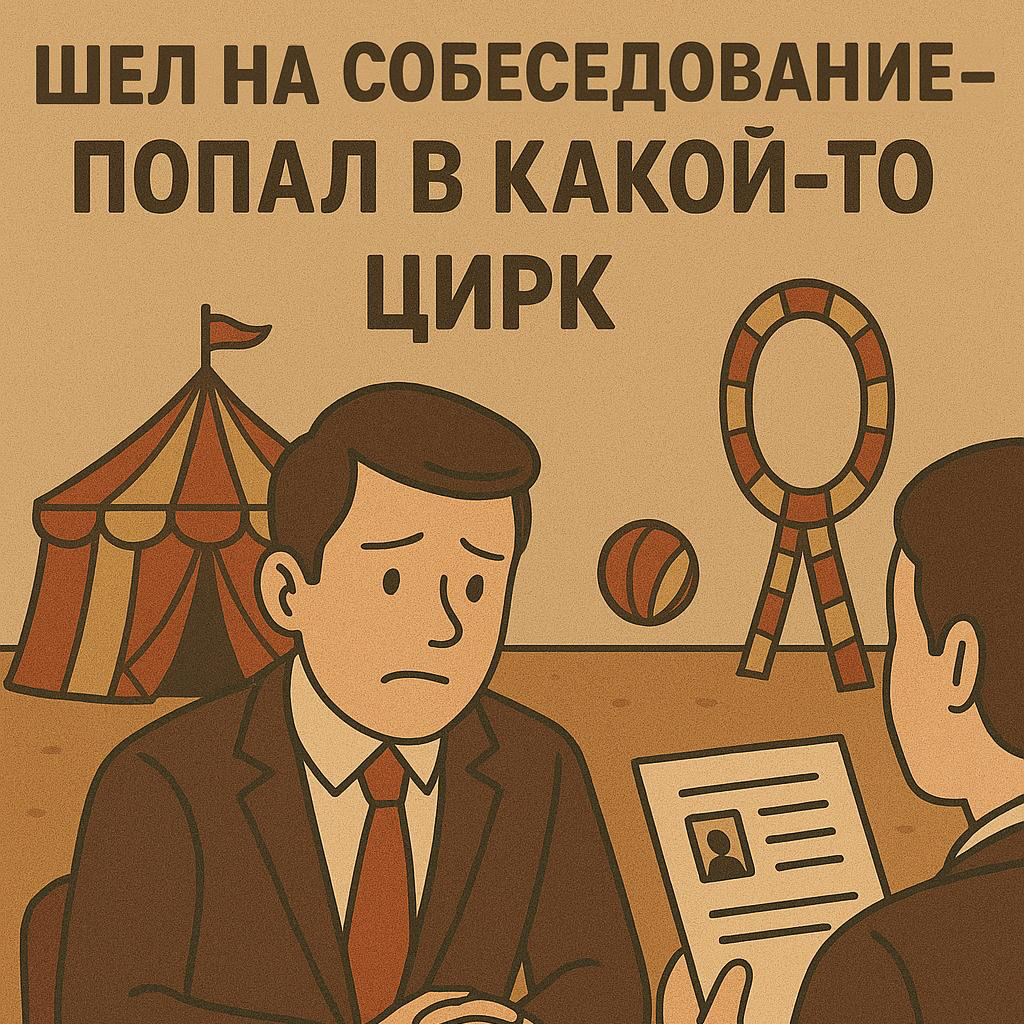 🎪 «ШЁЛ НА СОБЕСЕДОВАНИЕ – ПОПАЛ В КАКОЙ-ТО ЦИРК» | Сетка — социальная сеть от hh.ru