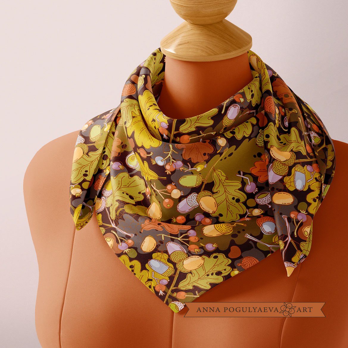 Осень пришла. Бесшовный векторный принт для ткани | Сетка — социальная сеть от hh.ru