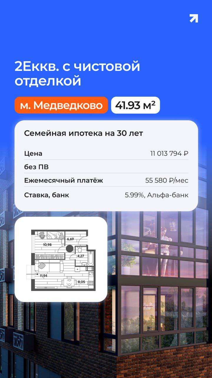 Семейная ипотека — без первого взноса? Да, это реально!
Многие думают, что без накоплений на квартиру не выйти. Но с семейной ипотекой — можно | Сетка — социальная сеть от hh.ru