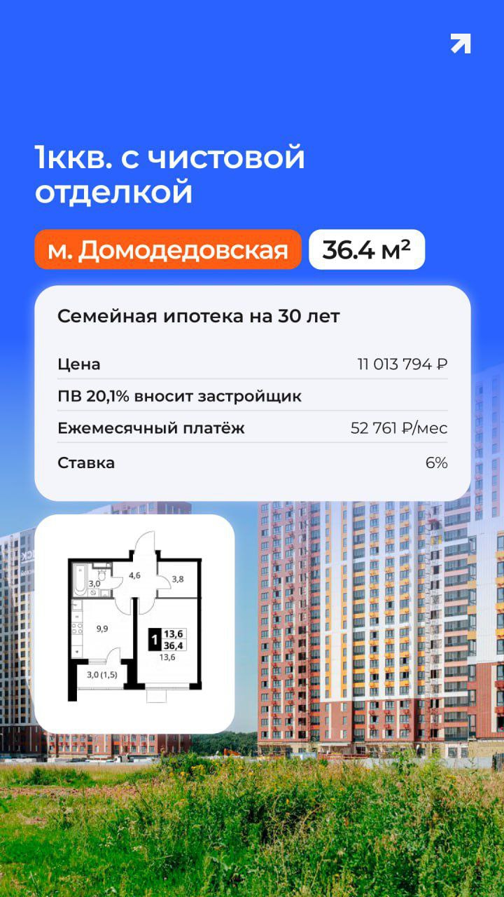 Семейная ипотека — без первого взноса? Да, это реально!
Многие думают, что без накоплений на квартиру не выйти. Но с семейной ипотекой — можно | Сетка — социальная сеть от hh.ru