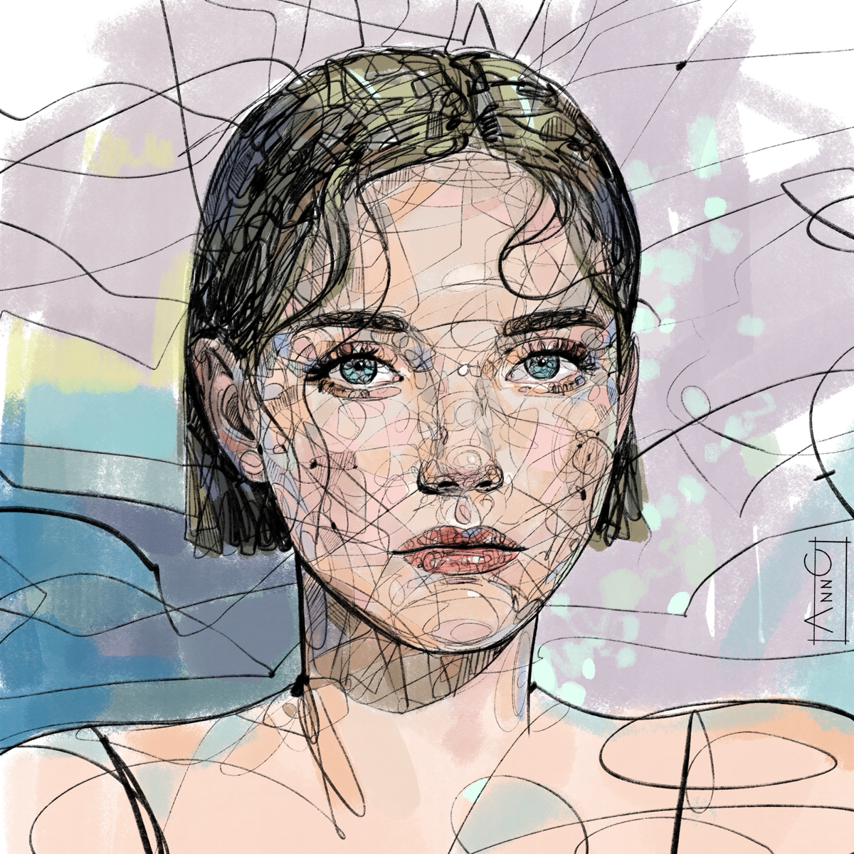 Мои линейные иллюстрации с добавлением цвета.
#иллюстратор | Сетка — социальная сеть от hh.ru