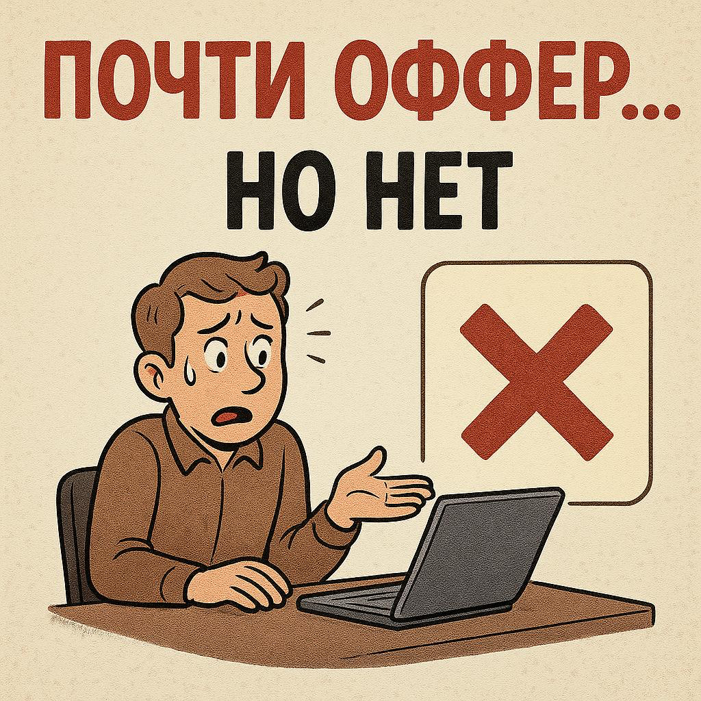 ❌ ПОЧТИ ОФФЕР… НО НЕТ | Сетка — социальная сеть от hh.ru
