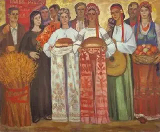 Хлеб-соль
Всемирный день хлеба сегодня, оказывается. Хороший праздник, а поэтому публикую любопытное об этом главном блюде на столе 🍞
Девушка в кокошнике с караваем | Сетка — социальная сеть от hh.ru