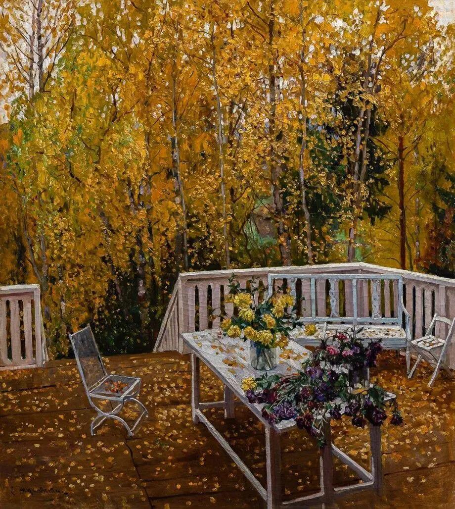 "Осень. Терраса"
Станислав Жуковский, 1910
#картинадня
🌟 Пони Рупор – авторский взгляд
В этом посте были ссылки, но мы их удалили по правилам Сетки | Сетка — социальная сеть от hh.ru