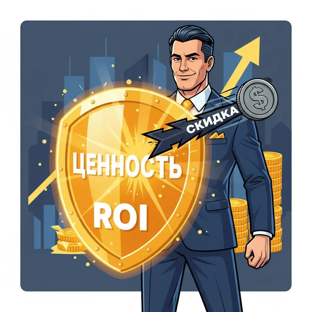 КЛИЕНТ СКАЗАЛ "ДОРОГО" И ПРОСИТ СКИДКУ? ПОЗДРАВЛЯЮ, ТЫ ПОЧТИ СЛИЛ СДЕЛКУ!
Скидка. Это слово — как красная тряпка для быка | Сетка — социальная сеть от hh.ru