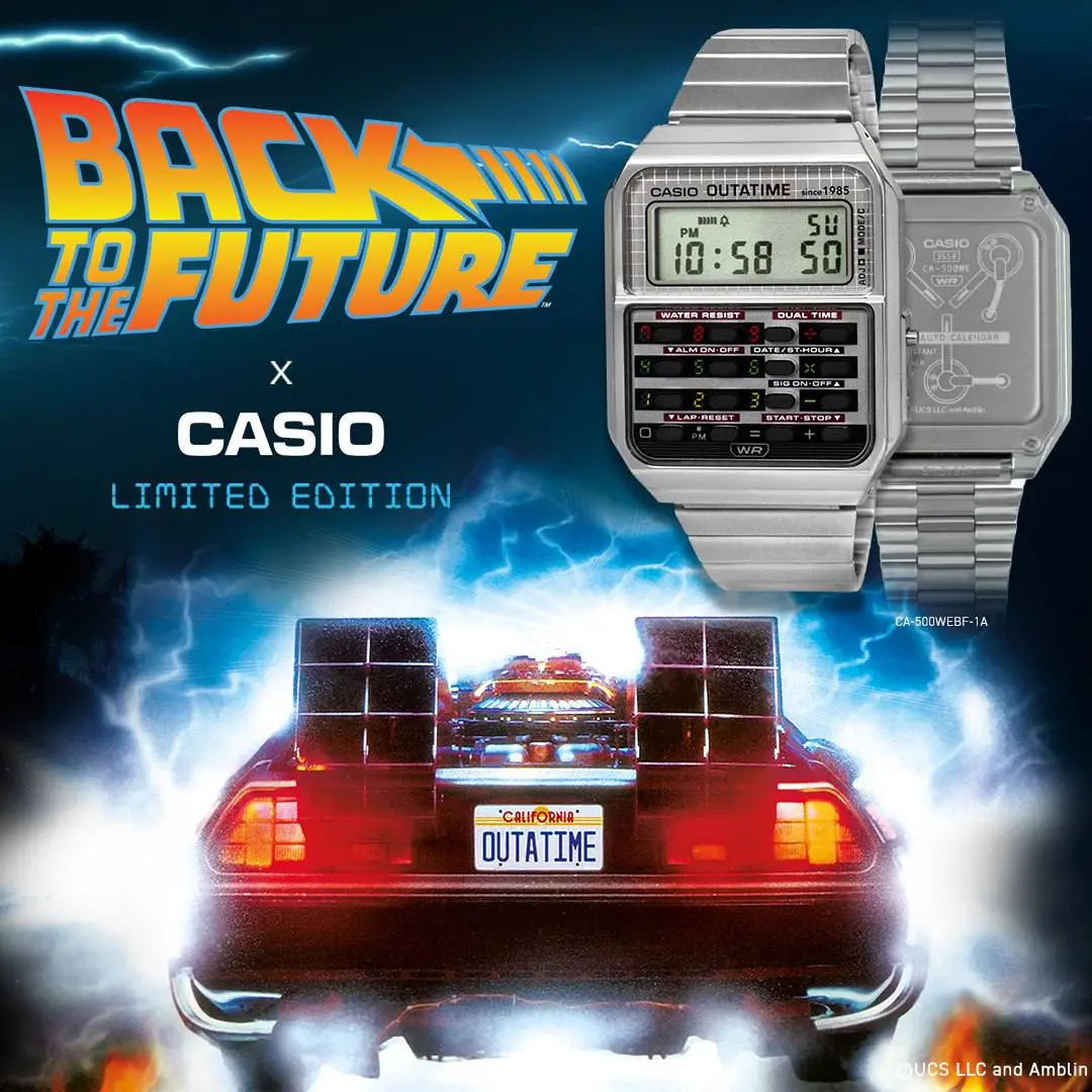 Вау, к марафону крутых айтемов по фильму Назад в будущее присоединились и Casio. Весь этот движ посвящен аж 40-летию фильма | Сетка — социальная сеть от hh.ru