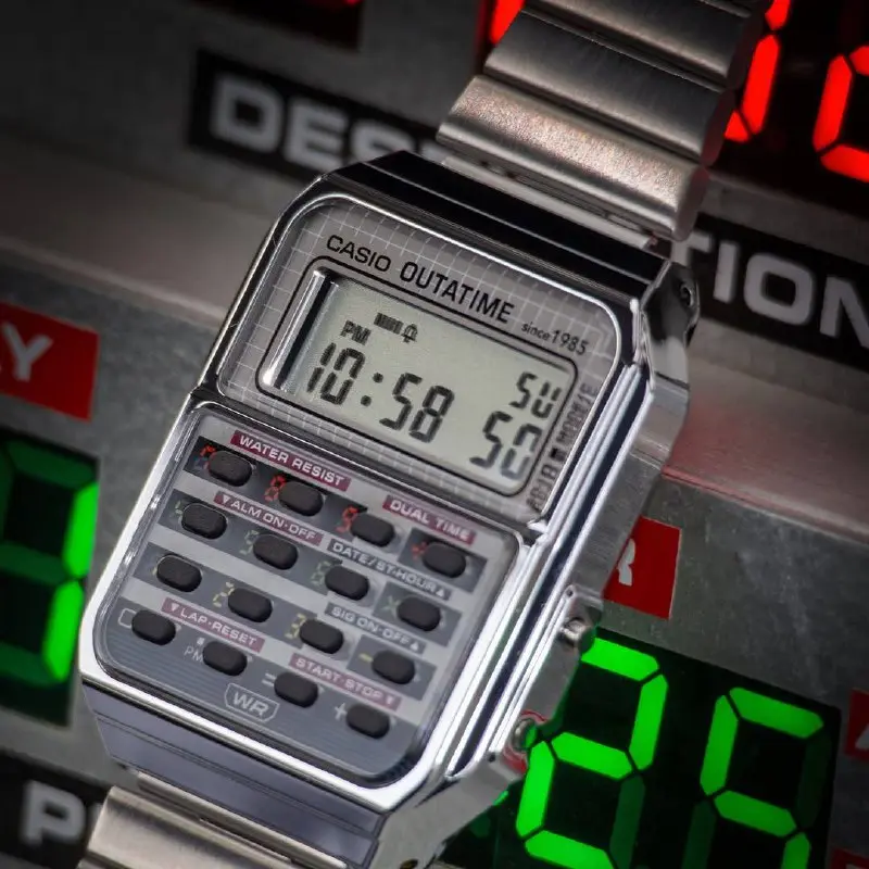 Вау, к марафону крутых айтемов по фильму Назад в будущее присоединились и Casio. Весь этот движ посвящен аж 40-летию фильма | Сетка — социальная сеть от hh.ru