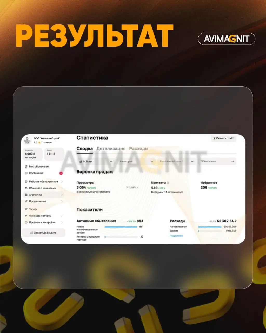 🔘🔘🔘🔘
Кейсы лучше всего показывают результаты нашей работы!
Как сделать из Авито основной трафик канал в услугах — расскажу в этом кейсе!
Как нам удалось добиться на Авито:
18 заявок в день, в течение ... | Сетка — социальная сеть от hh.ru