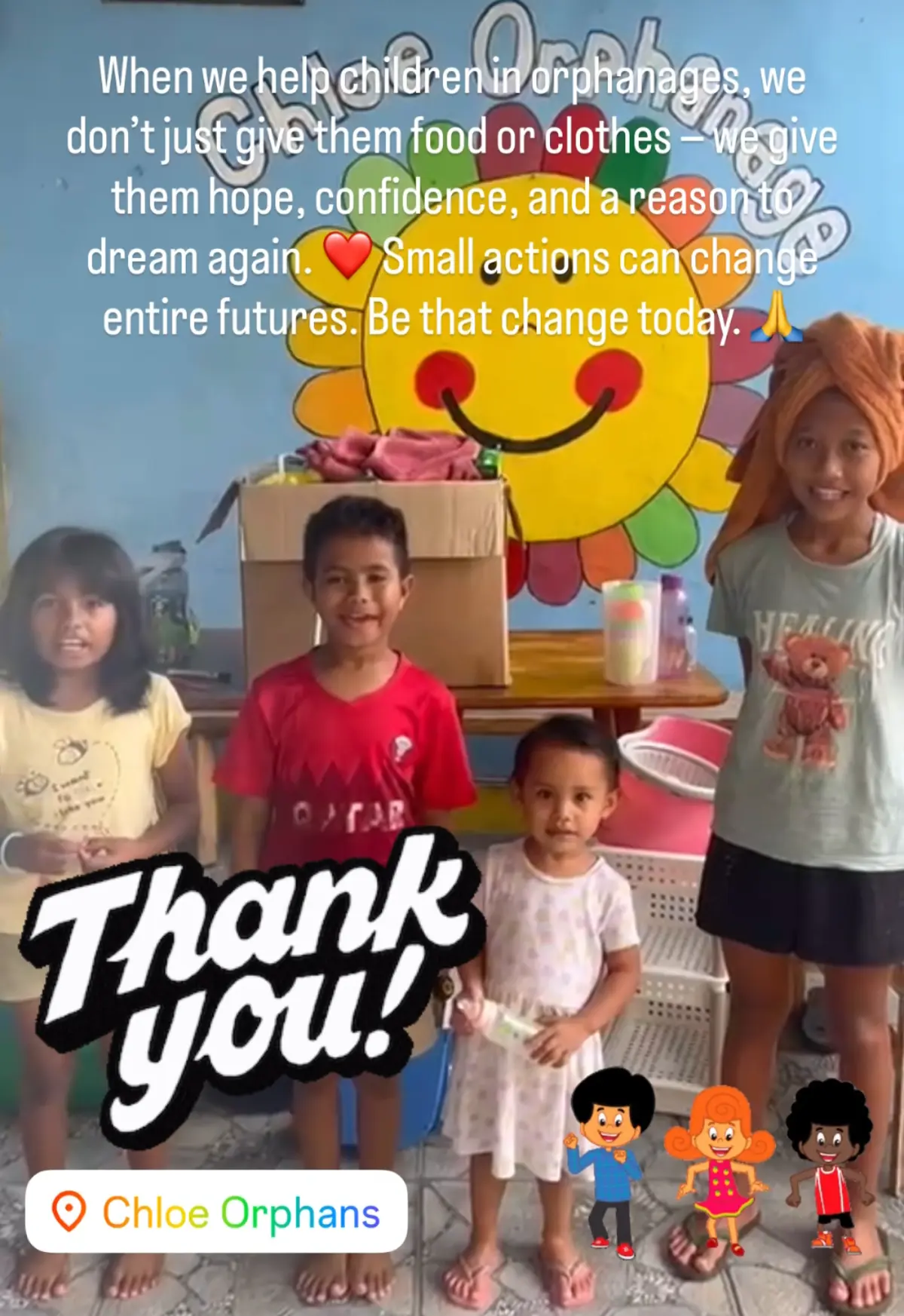 Каждый ребёнок заслуживает шанс — не жалость, а возможность.
Помогая детям в детских домах, мы даём не просто еду или одежду — мы дарим надежду, уверенность и причину снова мечтать | Сетка — социальная сеть от hh.ru