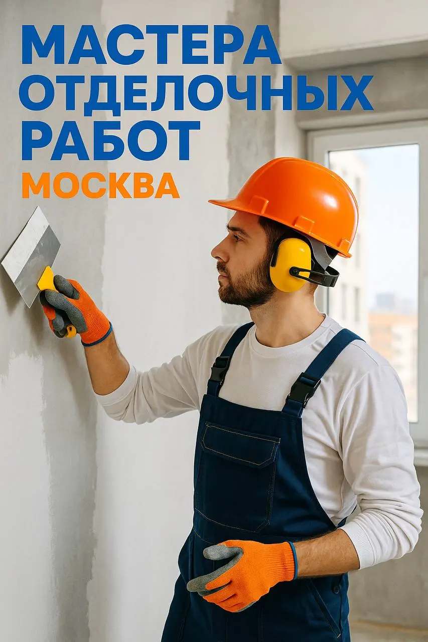 🏗 Требуются мастера отделочных работ (Москва, новостройка)
💰 Оплата по видам работ:
▪️ Шпаклевка стен — 500 руб/м²
▪️ Шпаклевка потолков — 550 руб/м²
▪️ Плитка (пол/стены) — 1 000 руб/м²
▪️ Обои — 150... | Сетка — социальная сеть от hh.ru