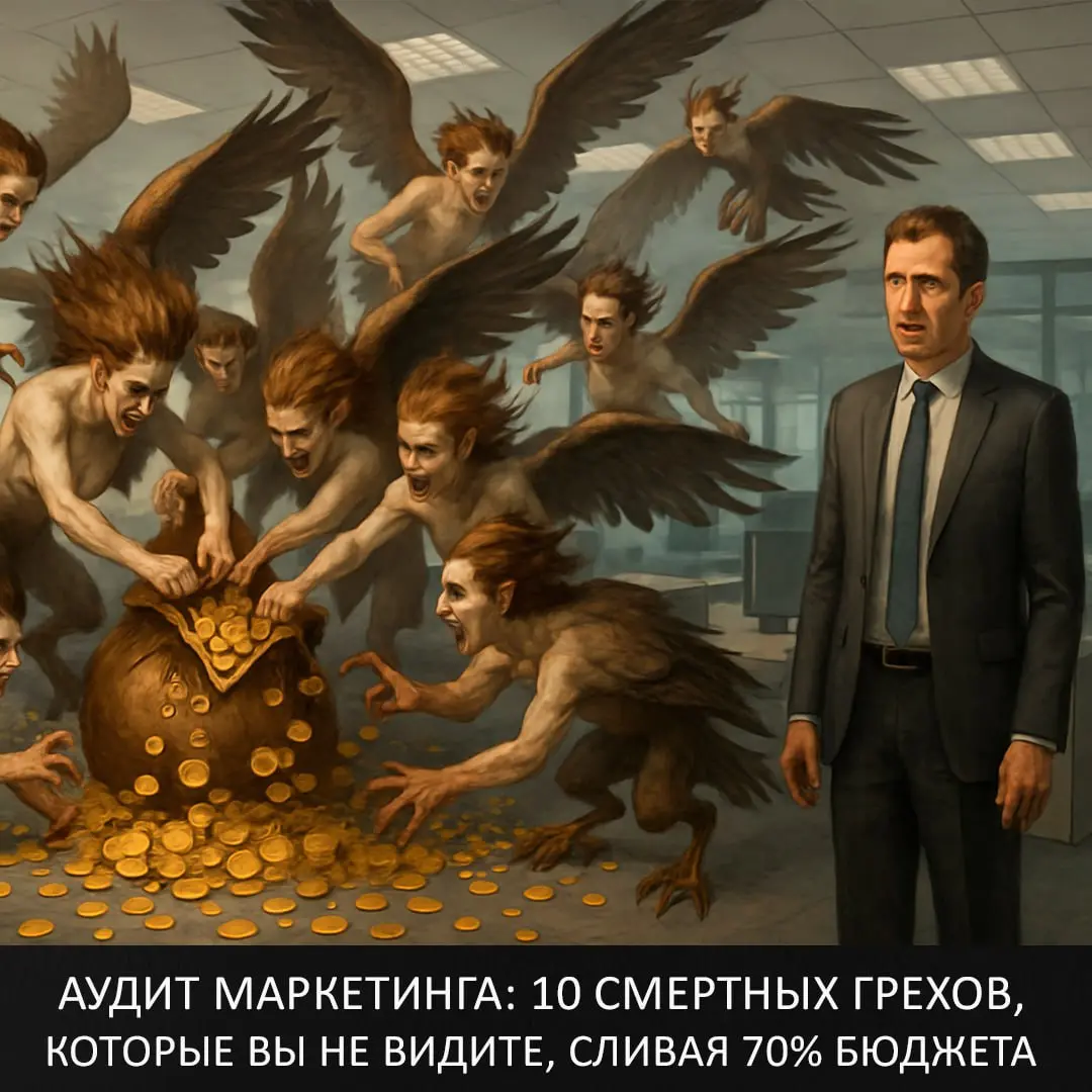 АУДИТ МАРКЕТИНГА: 10 СМЕРТНЫХ ГРЕХОВ, КОТОРЫЕ ВЫ НЕ ВИДИТЕ (и сливаете 70% бюджета)
Привет, владельцы и СЕО!
За 14 лет я провел сотни аудитов. И знаете что?
90% компаний платят за одни и те же ошибки | Сетка — социальная сеть от hh.ru