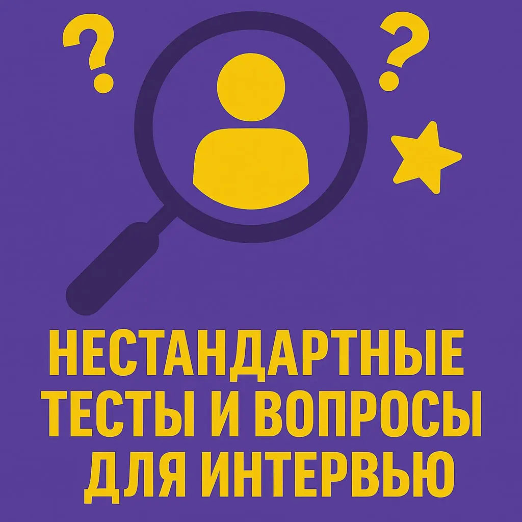 🔍Нестандартные тесты и вопросы на собеседовании — за или против?
Иногда хочется заглянуть чуть глубже — в мотивацию, гибкость, внимательность и даже чувство юмора кандидата | Сетка — социальная сеть от hh.ru