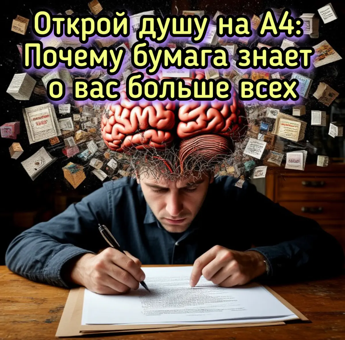 Открой душу на А4: Почему бумага знает о вас больше всех | Сетка — социальная сеть от hh.ru