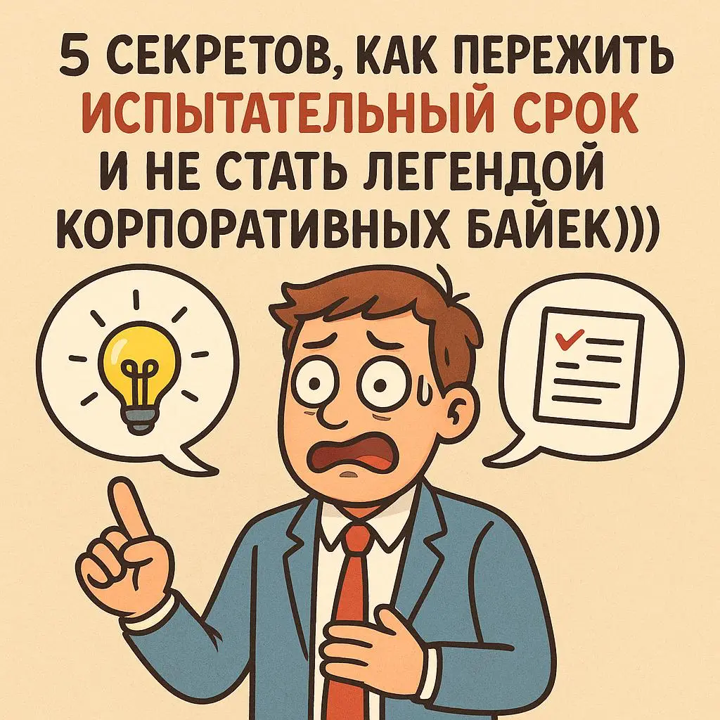 😂 5 секретов, как пережить испытательный срок | Сетка — социальная сеть от hh.ru
