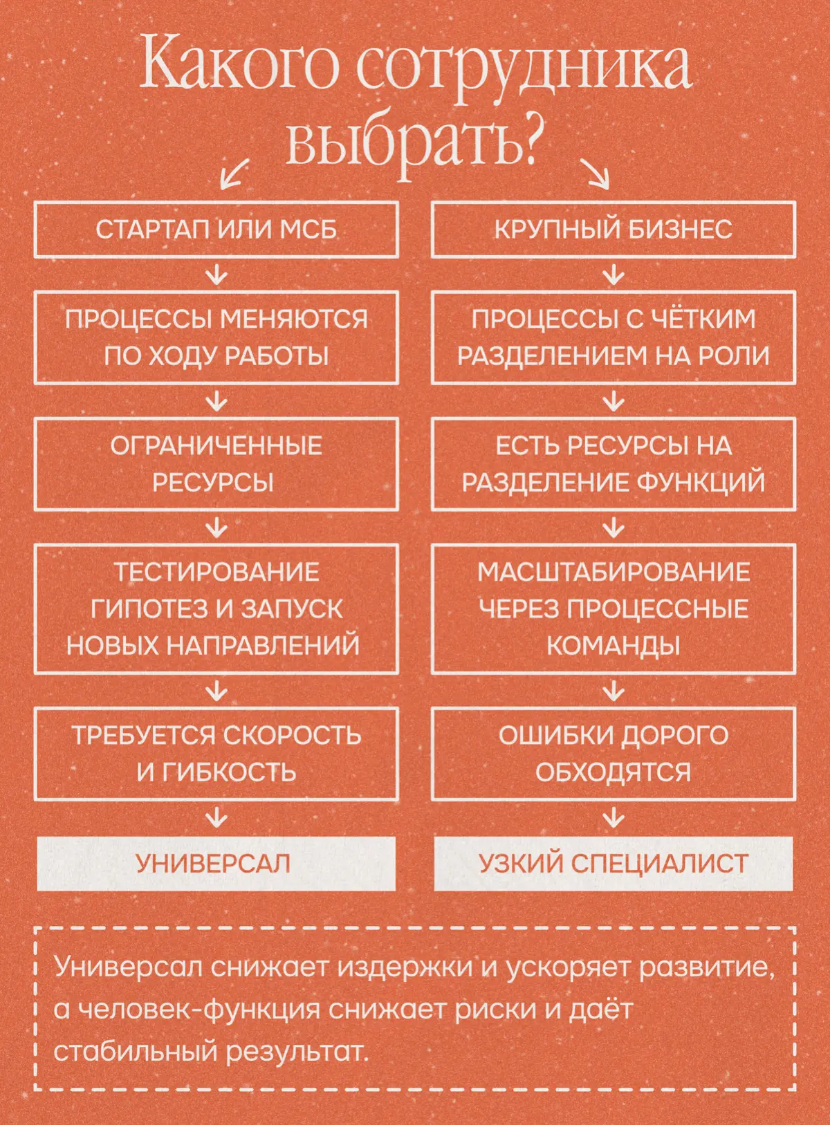 Кого нанять в команду: узкого специалиста или универсального | Сетка — социальная сеть от hh.ru
