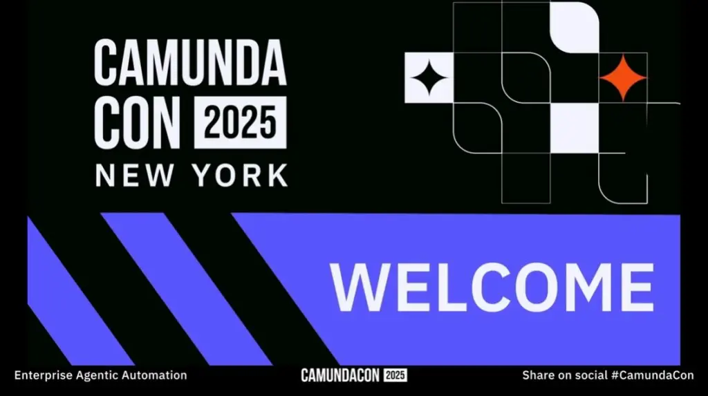 🤖 CamundaCon 2025: как ИИ встраивают в бизнес-процессы
Camunda представила концепцию Enterprise Agentic Automation для корпоративной автоматизации на основе ИИ | Сетка — социальная сеть от hh.ru