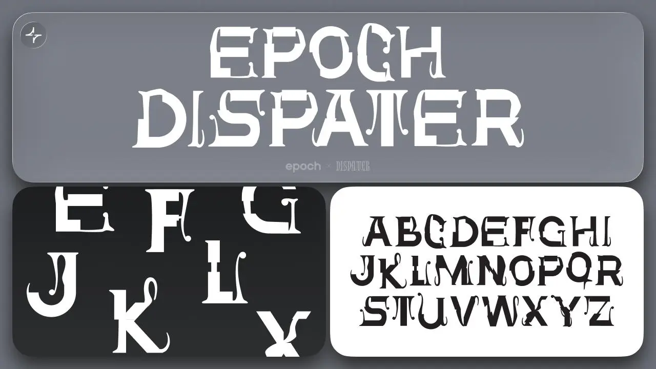 Кросстайп Epoch x Dispater
Был вопрос: сколько шрифтов делать по учебе? Как раз это третий, крайний в модуле
В комментарии скину мою первую попытку другого кросстайпа | Сетка — социальная сеть от hh.ru