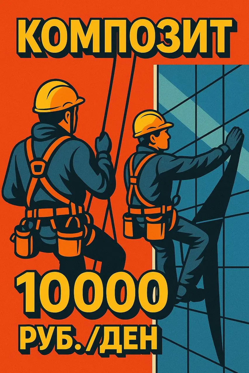 🏗 Требуются альпинисты и монтажники на композит (г | Сетка — социальная сеть от hh.ru