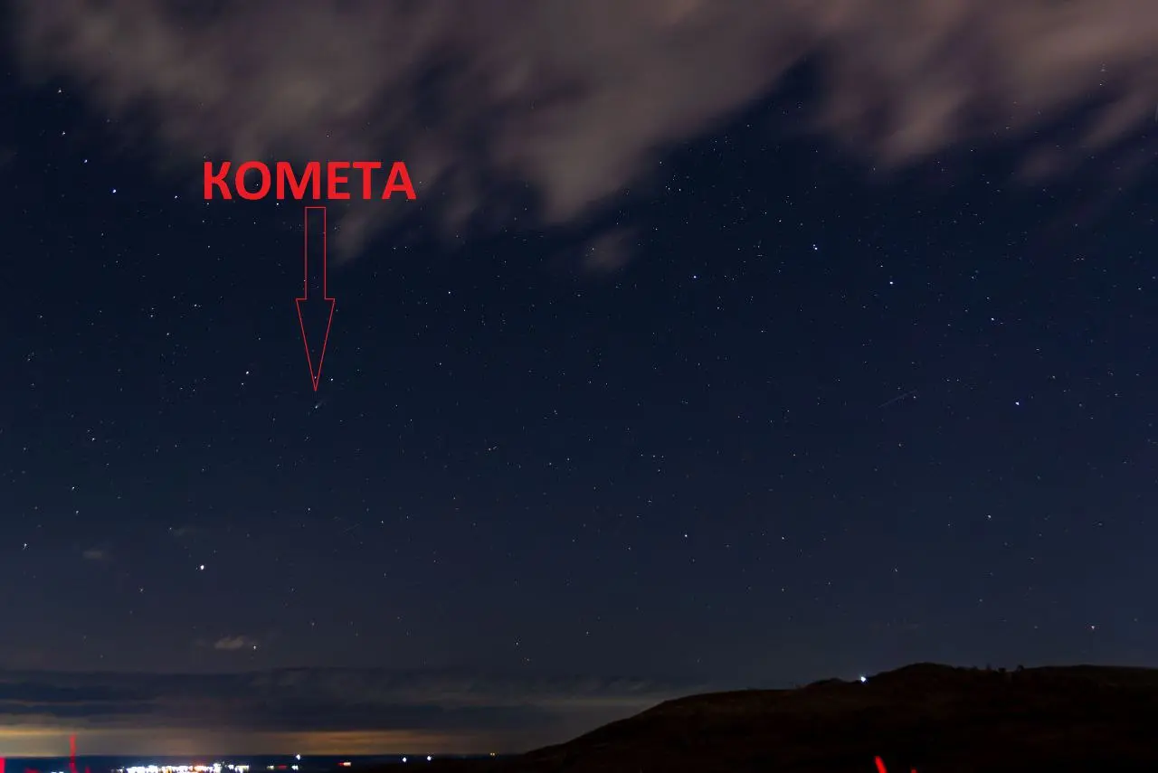 Комета над Ставропольем
21 октября с перевала «Волчьи ворота» удалось запечатлеть комету C/2025 A6 Lemmon | Сетка — социальная сеть от hh.ru