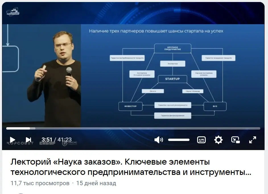 А тем временем, лекция, которую давал в МИСиС набрала уже 11,7 тысяч просмотров.
Порадовать моё эго и добавить просмотров можно тут - https://vkvideo.ru/video-174958021456239473 | Сетка — социальная сеть от hh.ru