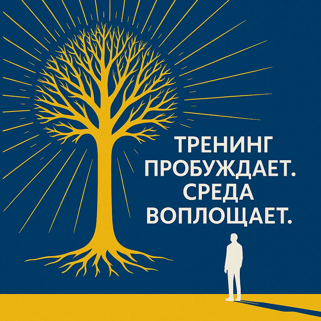 💬 Тренинг даёт пробуждение. Среда — даёт воплощение. | Сетка — социальная сеть от hh.ru
