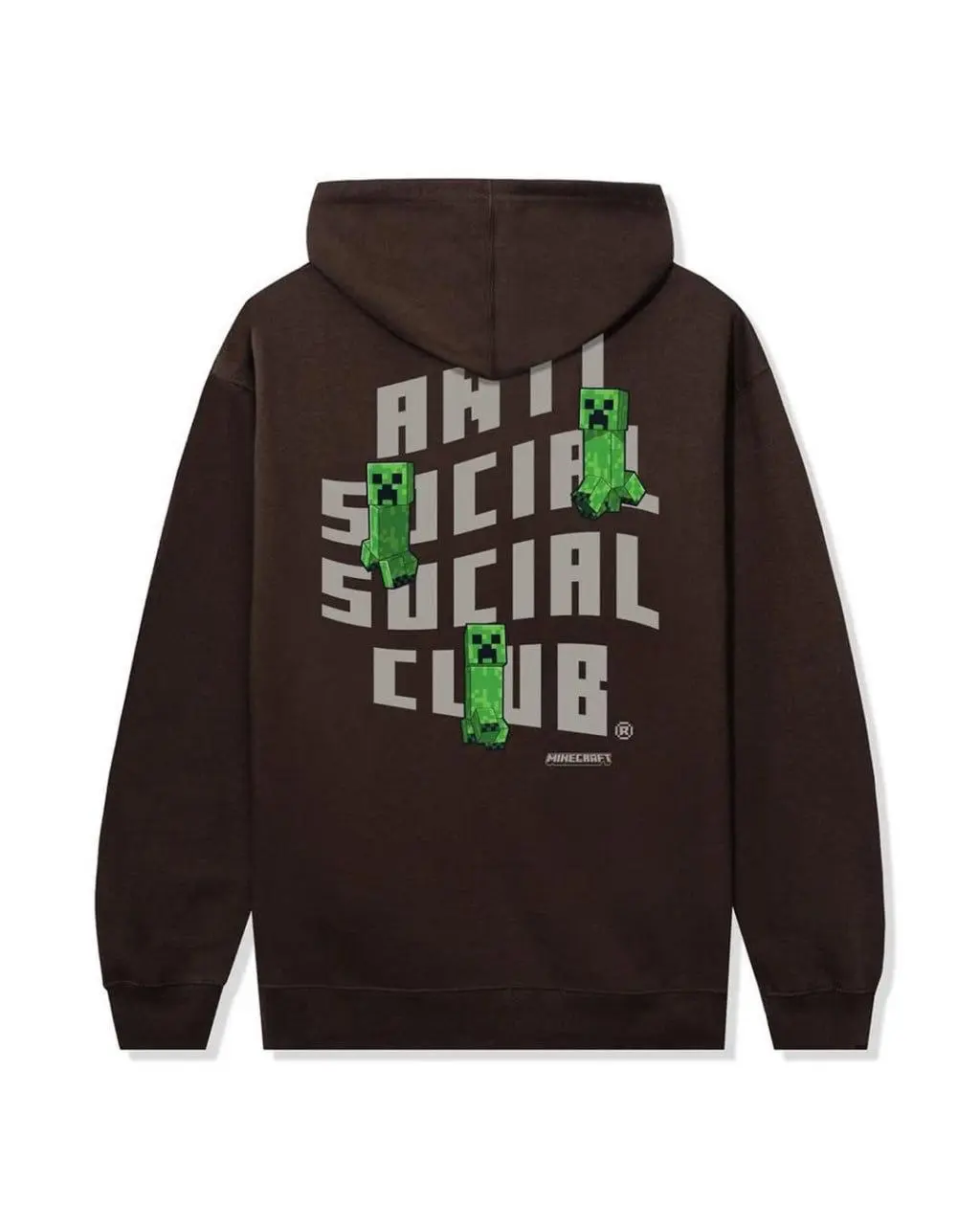 Anti Social Social Club заколлабились с Minecraft. В коллекции — худи, футболки, кепки и аксессуары с узнаваемыми образами из игры: криперы, пиксельные блоки и фирменная цветовая палитра | Сетка — социальная сеть от hh.ru