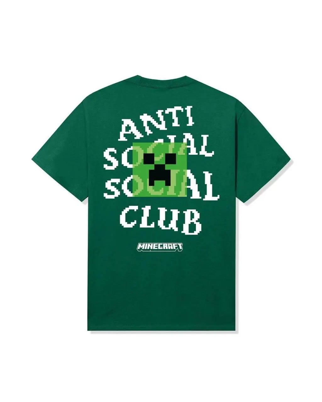 Anti Social Social Club заколлабились с Minecraft. В коллекции — худи, футболки, кепки и аксессуары с узнаваемыми образами из игры: криперы, пиксельные блоки и фирменная цветовая палитра | Сетка — социальная сеть от hh.ru
