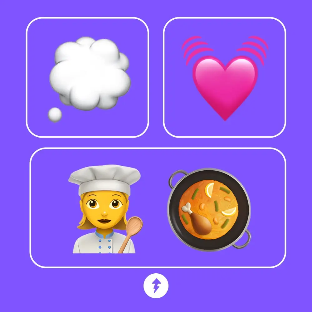 Что зашифровано на картинке? Новый вкусный курс Учебника Т—Ж!
А пока предлагаем поиграть: напишите в комментариях, как, по-вашему, он будет называться ⬇️
🍽 Правильный ответ — здесь
В этом посте были с... | Сетка — социальная сеть от hh.ru