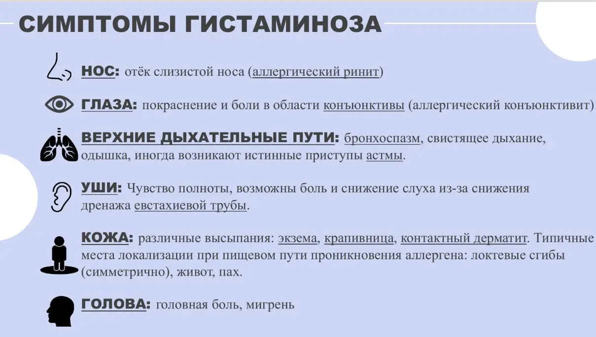 У высокого гистамина может быть крайне много симптоматики. И много прям неспецифичной. К слову говоря, диспластики будут не только митозондриками, но и гистаминщиками | Сетка — социальная сеть от hh.ru